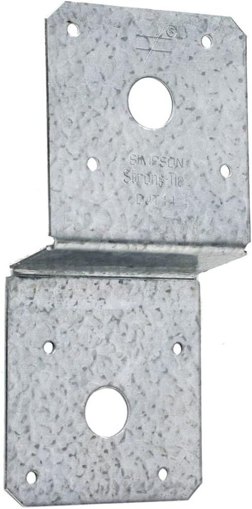 Simpson Strong-Tie DJT14Z DJT 14-Gauge ZMAX Galvanized Deck Joist Tie 2 x 1 (25-Pack) - Grey by Simpson Strong-Tie - Refurbished - Premium condition - US$74.01