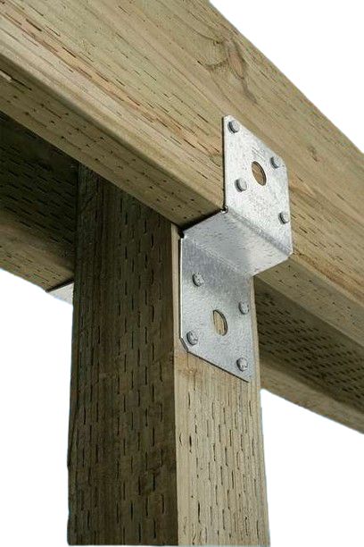 Simpson Strong-Tie DJT14Z DJT 14-Gauge ZMAX Galvanized Deck Joist Tie 2 x 1 (25-Pack) - Grey by Simpson Strong-Tie - Image 2