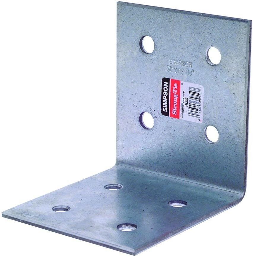 Simpson Strong-Tie HL55 7-Gauge 5" x 5" Heavy Angle - Grey by Simpson Strong-Tie - Refurbished - Like New condition - US$42.88