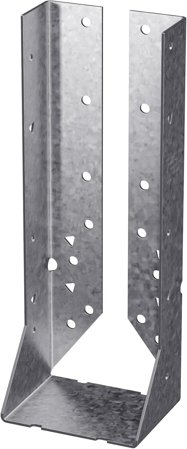 Simpson Strong-Tie HUC210-2Z Double 2x10 ZMAX Galvanized Face-Mount Concealed-Flange Joist Hanger - Grey by Simpson Strong-Tie - Refurbished - Premium condition - US$40.45
