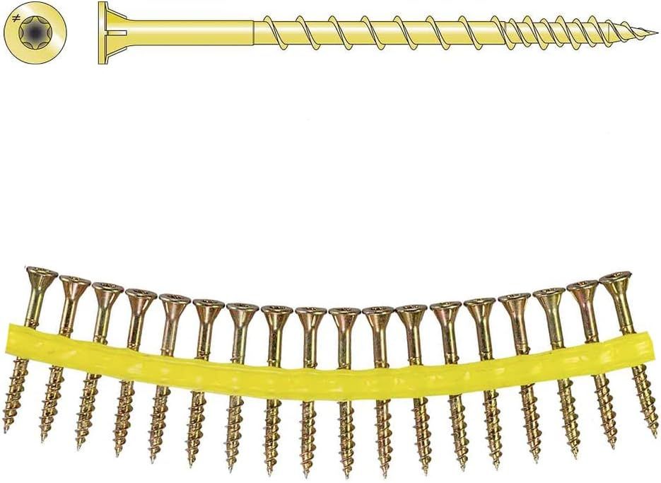 Simpson Strong-Tie QuikDrive WSV3S #9 x 3" Subfloor Screws T-25 (1000ct) - Yellow by Simpson Strong-Tie - Refurbished - Like New condition - Image 2