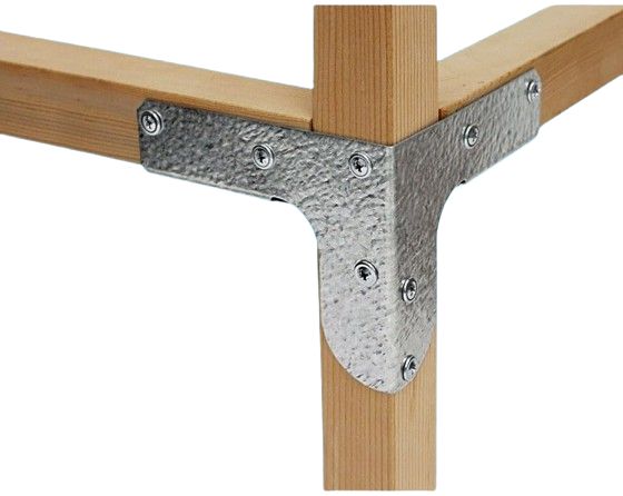 Simpson Strong-Tie RTC22Z 18-Gauge ZMAX Galvanized Rigid Tie Corner - Grey by Simpson Strong-Tie - Refurbished - Like New condition - Image 2