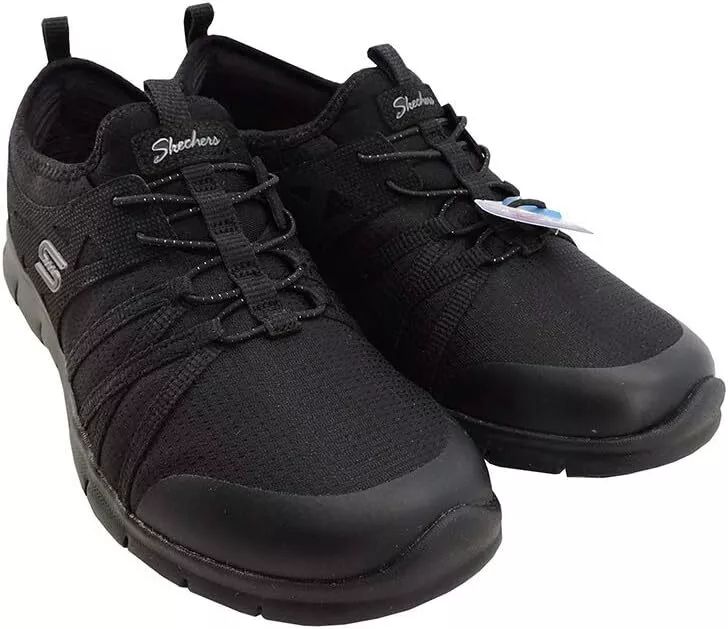 Skechers Flex Women's Sneakers 8 - Black by Skechers - Refurbished - Brand New condition - US$61.48