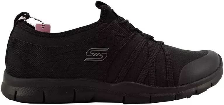 Skechers Flex Women's Sneakers 8 - Black by Skechers - Image 2