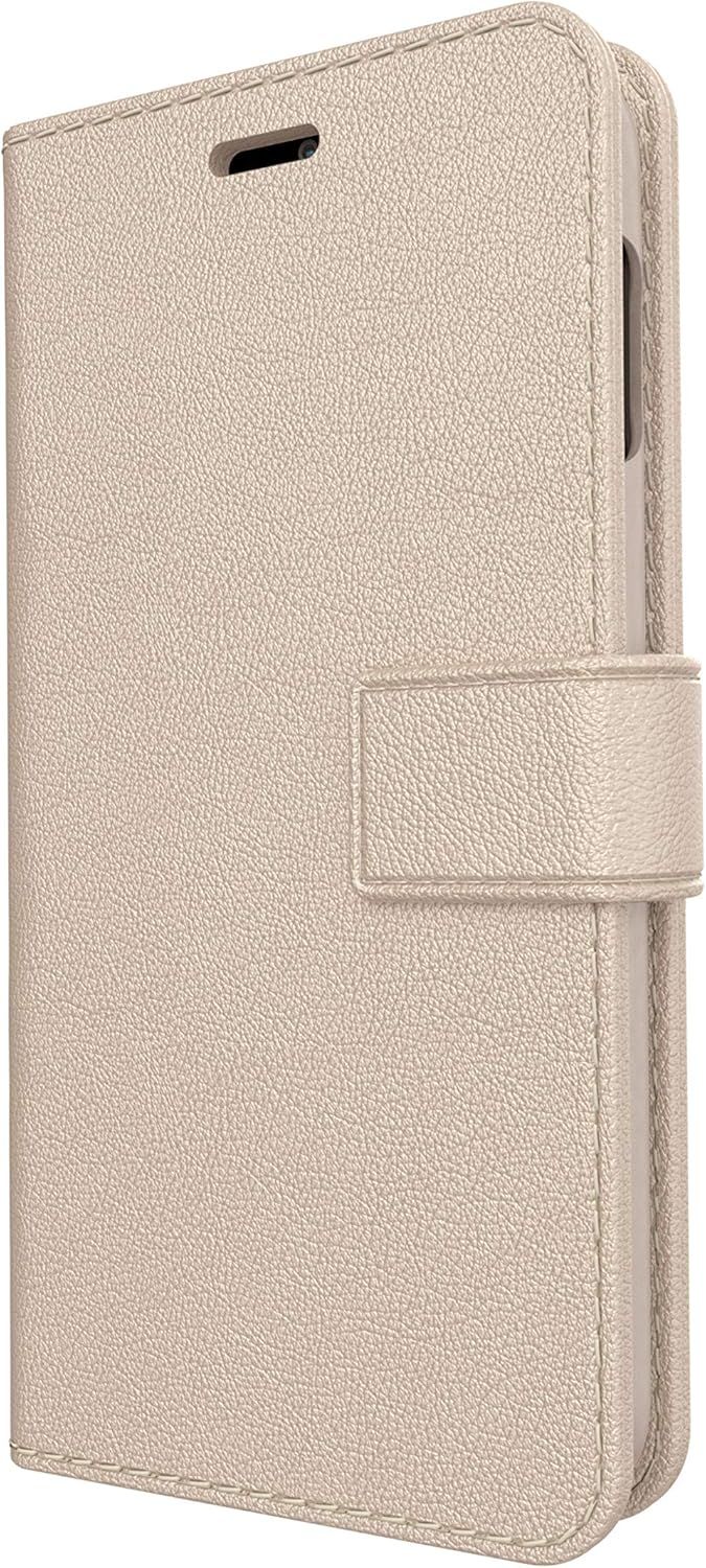 Skech Polo Book Clutch Wallet Cover Detachable Phone Case for Samsung Galaxy S10 - Gold by Skech - Refurbished - Brand New condition - US$8.78