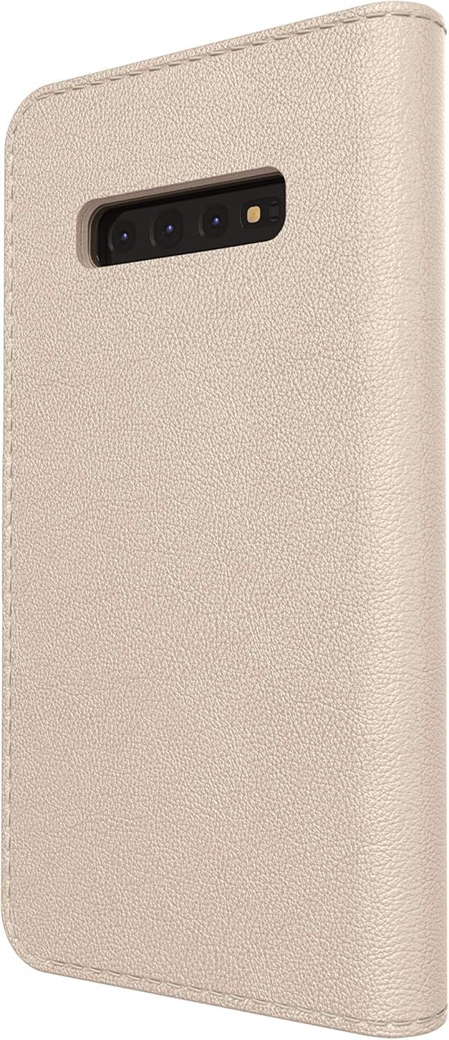 Skech Polo Book Clutch Wallet Cover Detachable Phone Case for Samsung Galaxy S10 - Gold by Skech - Image 2
