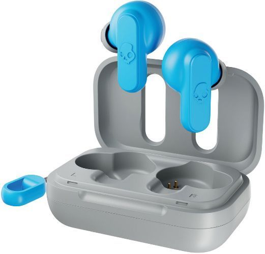 Skullcandy Dime True Wireless Earbuds - Light Grey/Blue by Skullcandy - Refurbished - Very Good condition - US$35.98