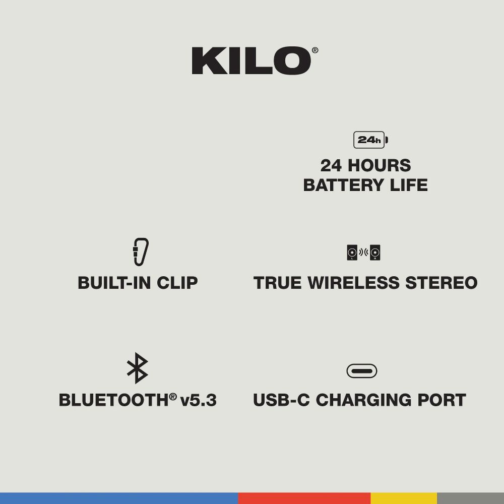 Skullcandy Kilo Small Portable Bluetooth Speaker - Light Grey by Skullcandy - Image 5
