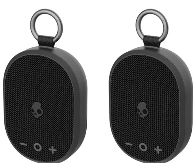 Skullcandy Kilo Wireless Bluetooth Speaker with Case Bundle (2Pack) - Black by Skullcandy - Refurbished - Very Good condition - US$50.98