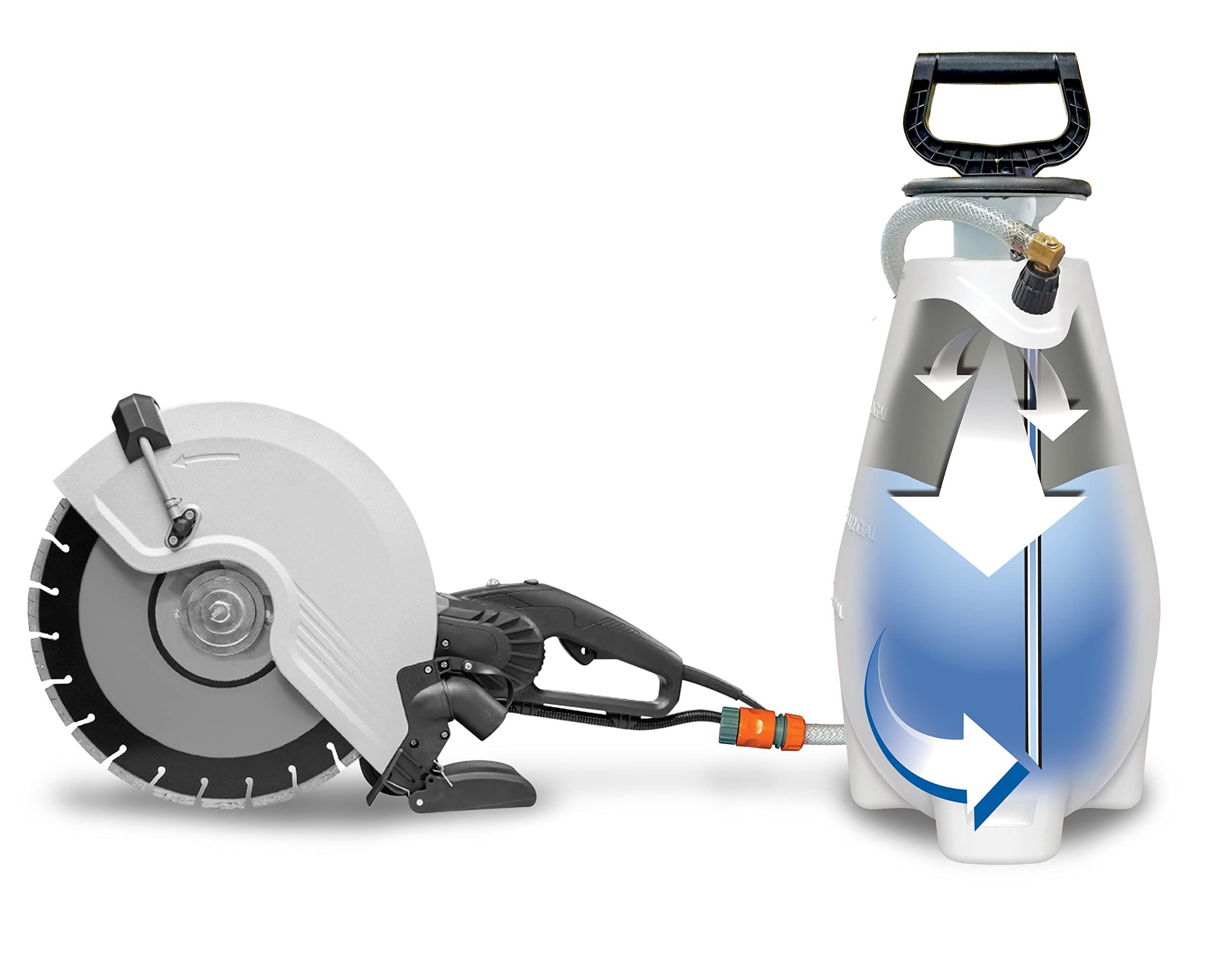 Smith Performance 190655 3 Gallon Tank Li-Ion Powered Zero Pump Concrete Sprayer - White by Smith Performance - Image 3