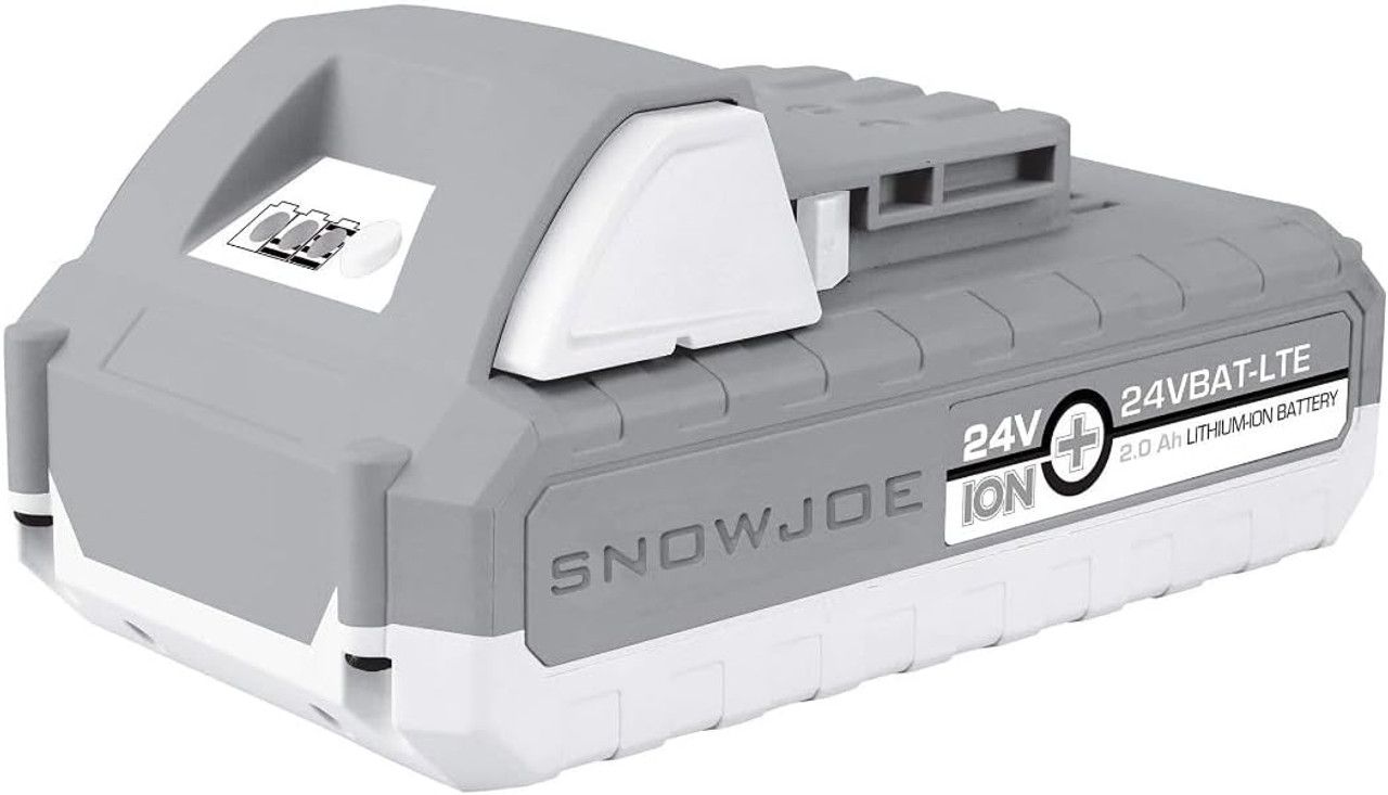 Snow Joe 2.0-Ah IONMAX 24-Volt Lithium-Ion Battery (24VBAT-LTE) - White by Snow Joe - Refurbished - Very Good condition - US$39.48