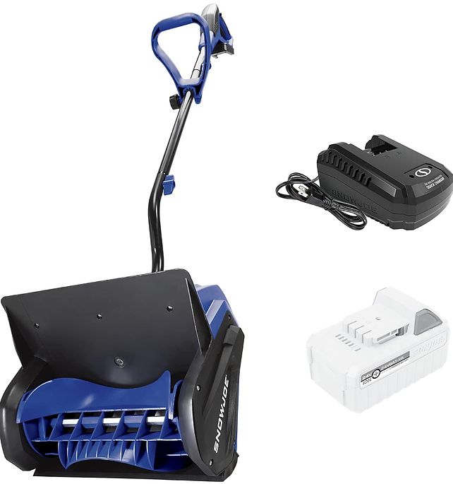 Snow Joe 24-Volt* IONMAX Cordless Snow Shovel Kit (24V-SS13-XR) - Black/Blue by Snow Joe - Refurbished - Very Good condition - US$141.98