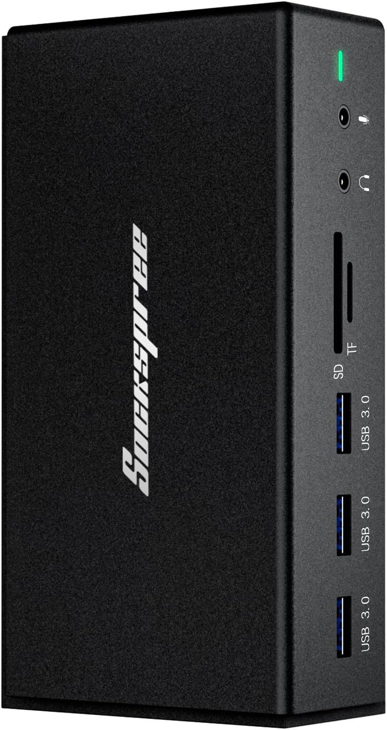 Sockspree D3911 USB-C Docking Station - Black by Sockspree - Refurbished - Very Good condition - US$34.98