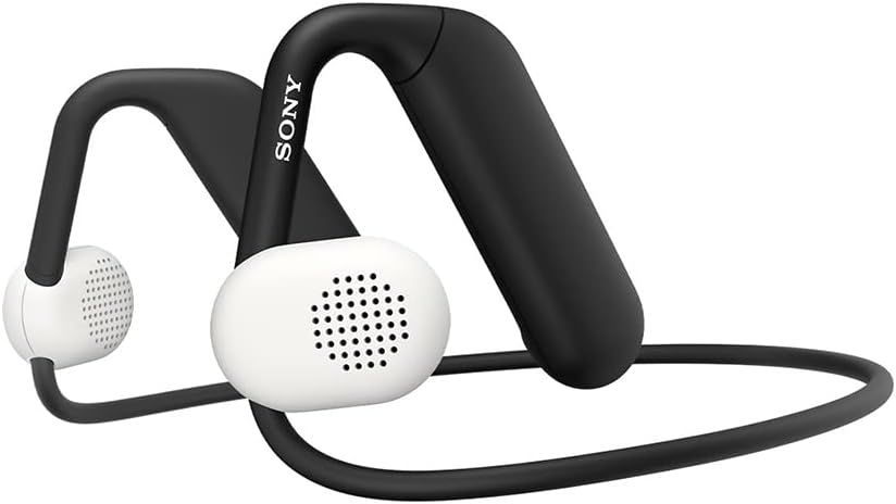 Sony Float Run Off-Ear Wireless Headphones - Black/White by Sony - Refurbished - Very Good condition - US$201.49