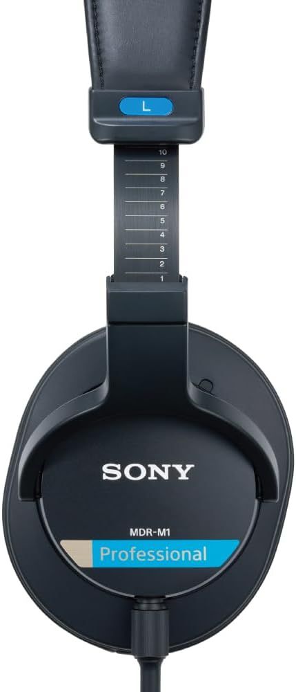 Sony MDR-M1 Professional Reference Closed Monitor Headphones - Black by Sony - Image 2