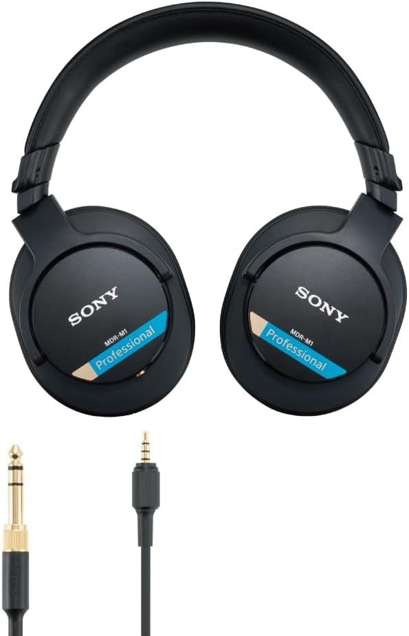 Sony MDR-M1 Professional Reference Closed Monitor Headphones - Black by Sony - Image 3