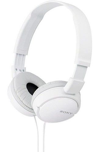 Sony MDR-ZX110AP On-Ear Headphones - White by Sony - Image 2