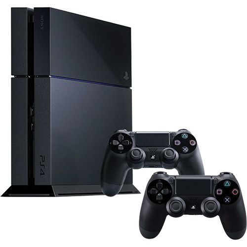 Sony Playstation 4 Gaming Console with 2 Controllers (Bundle) - 1TB - Jet Black by Sony - Refurbished - Very Good condition - US$353.99