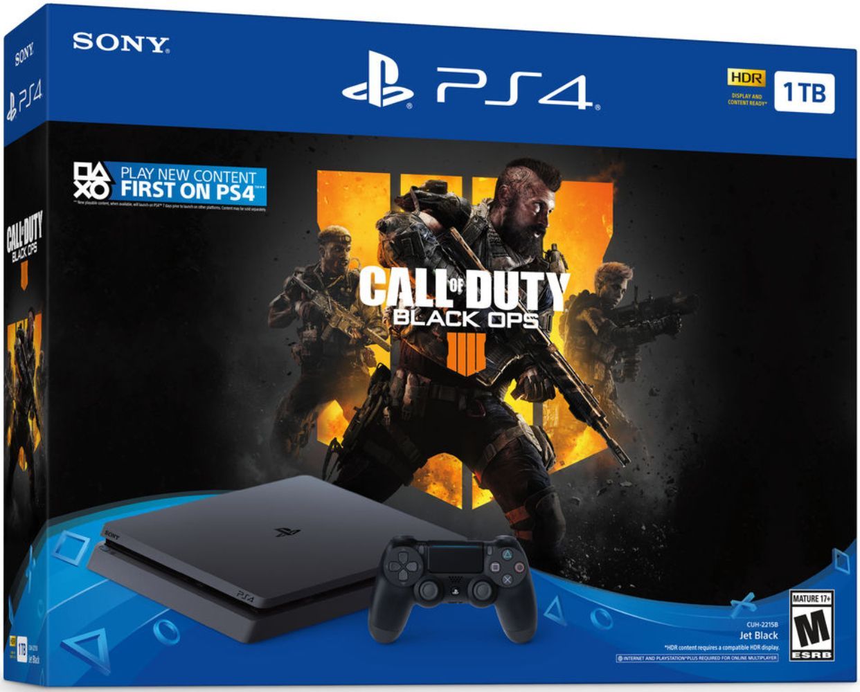 thumbnail image 2 of Sony PS4 DualShock 4 Wireless Controller – Black – Fully Reconditioned 2025 2 of 4