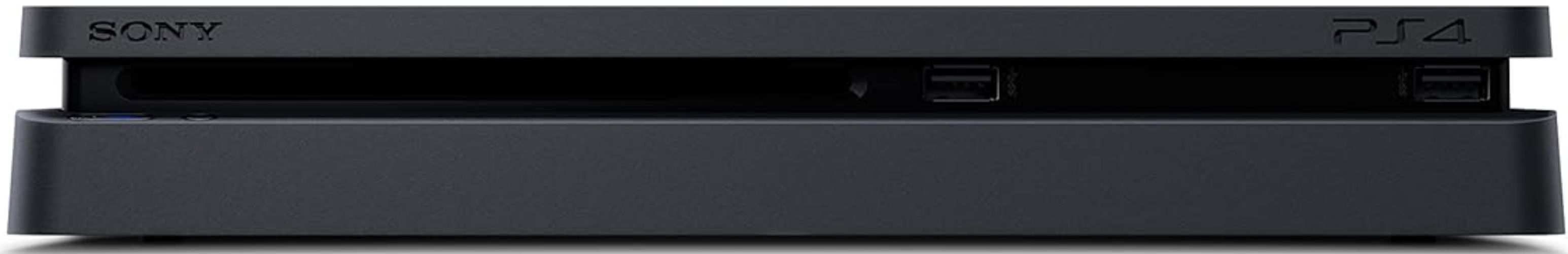Sony PlayStation 4 Slim Gaming Console with 2 Controllers (Bundle) - 500GB - Jet Black by Sony - Refurbished - Very Good condition - Image 3