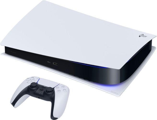 Sony PlayStation 5 Gaming Console (Digital Edition) - 825GB - White by Sony - Image 3