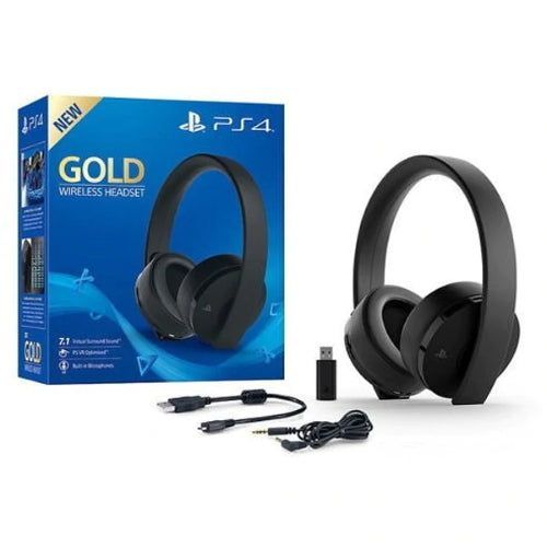 Sony Playstation Gold Wireless Headset Version 2 - Jet Black by Sony - Refurbished - Like New condition - US$1698.99
