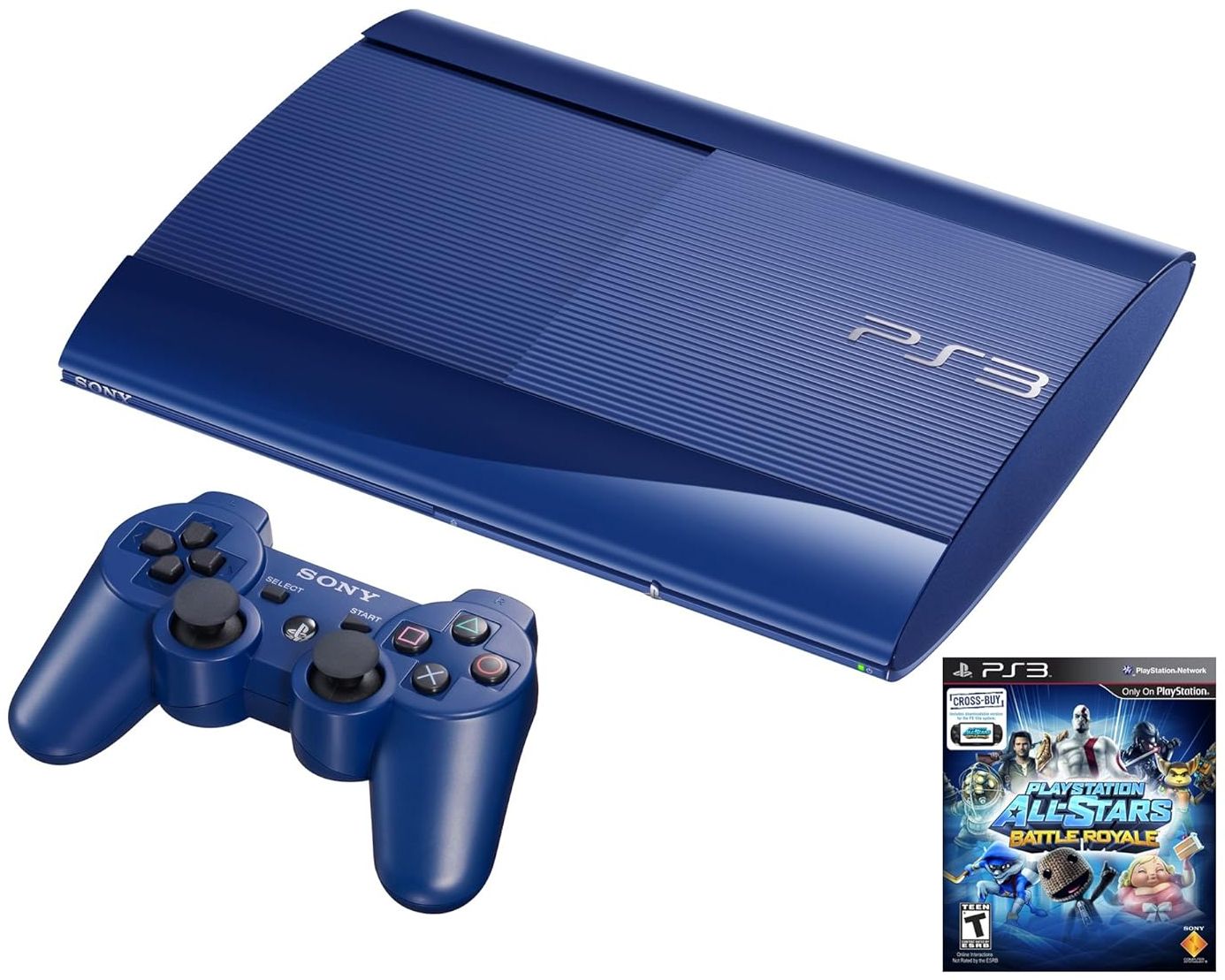 Refurbished Sony PS3 Azurite System with PlayStation All-Stars Battle ...