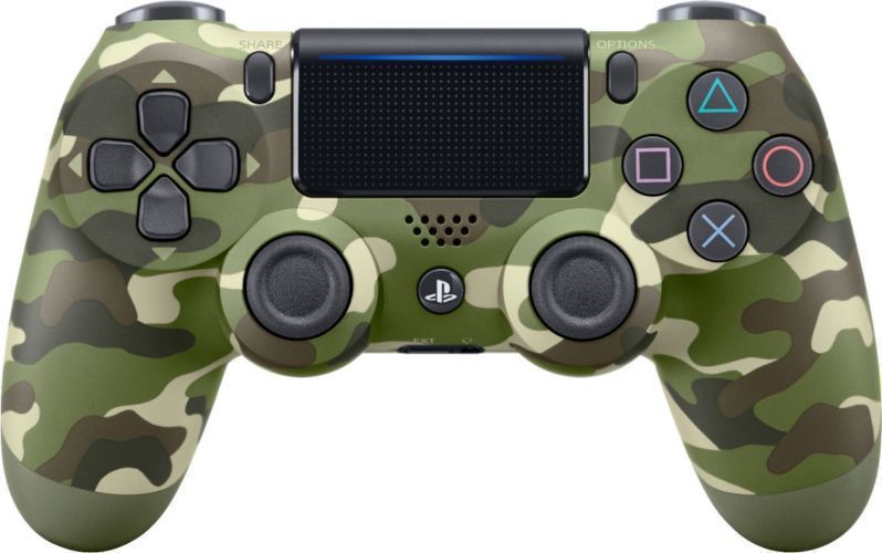 Sony PS4 DualShock 4 Wireless Controller - Green Camouflage by Sony - Refurbished - Very Good condition - US$61.44