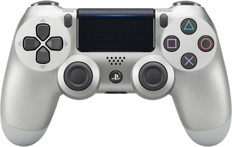 Sony PS4 DualShock 4 Wireless Controller - Silver by Sony - Refurbished - Very Good condition - US$61.44