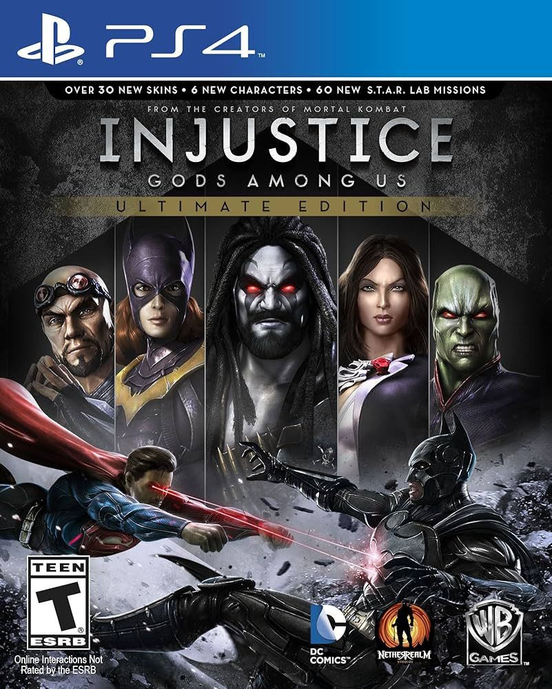 Sony PS4 Injustice: Gods Among Us (Ultimate Edition) Video Game - Blue by Sony - Refurbished - Good condition - US$389.99