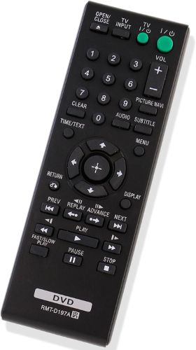 Sony RMT-D197A Remote Control for Sony DVD Player - Black by Sony - Image 2