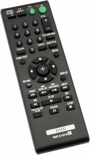 Sony RMT-D197A Remote Control for Sony DVD Player - Black by Sony - Image 4