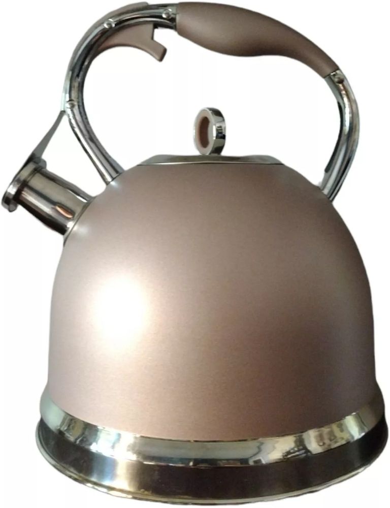 Sotya SUS304 Stainless Steel Whistling Kettle 3L - Bronze by Sotya - Refurbished - Very Good condition - US$35.57