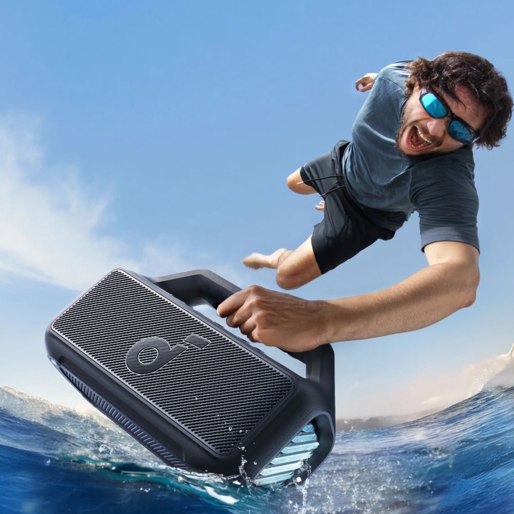 Soundcore by Anker Boom 2 Portable Bluetooth Speaker with Powerful Bass - Phantom Black by Soundcore - Refurbished - Like New condition - Image 5