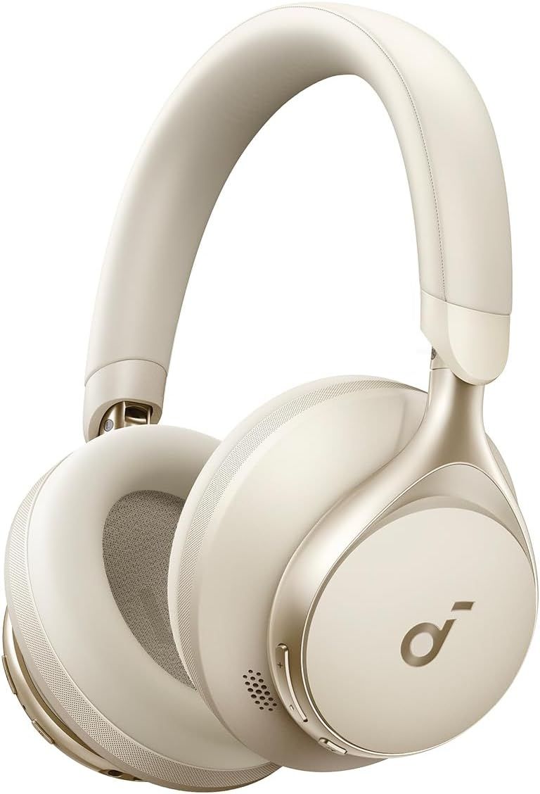 Soundcore by Anker Space One Wireless Noise Cancelling Headphones - Latte Cream by Anker - Refurbished - Like New condition - US$144.99