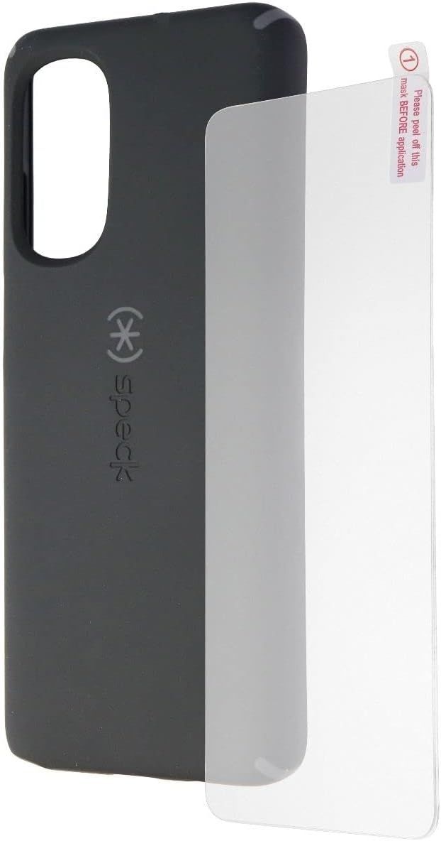 Speck Impact Hero Phone Case + ShieldView Glass Screen Protector Bundle for Motorola Moto G Stylus (5G) 2022 - Black by Speck - Refurbished - Brand New condition - US$13.93