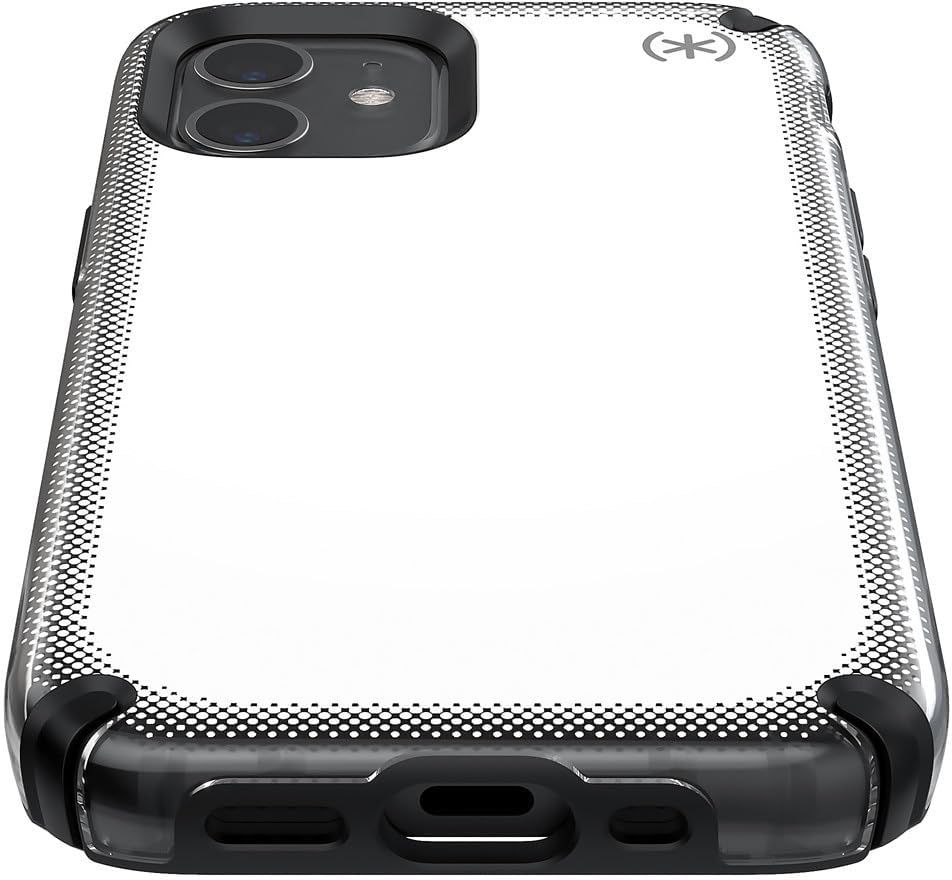 Speck Presidio2 Armor Cloud Phone Case for iPhone 12 Mini - Clear/Black/White by Speck - Refurbished - Brand New condition - Image 4