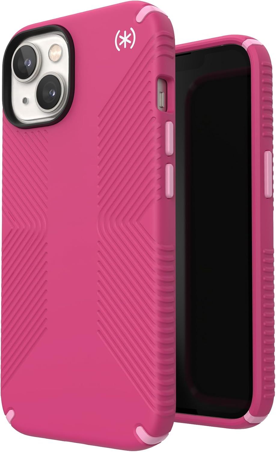 Speck Presidio2 Grip MagSafe Phone Case for iPhone 14 - Digital Pink/Blossom Pink/White by Speck - Refurbished - Brand New condition - Image 3