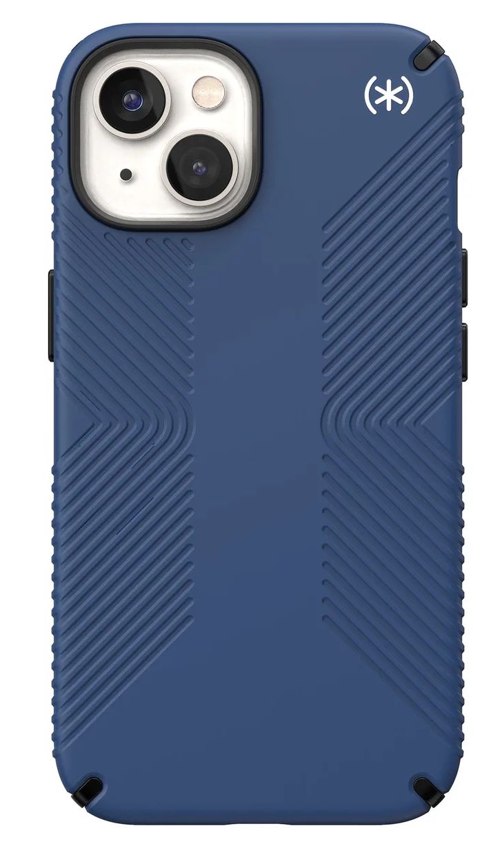 Speck Presidio2 Grip MagSafe Phone Case for iPhone 14 Plus - Coastal Blue/Black/White by Speck - Refurbished - Brand New condition - Image 2