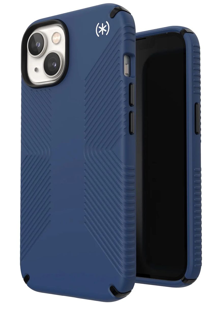 Speck Presidio2 Grip MagSafe Phone Case for iPhone 14 Plus - Coastal Blue/Black/White by Speck - Refurbished - Brand New condition - Image 3