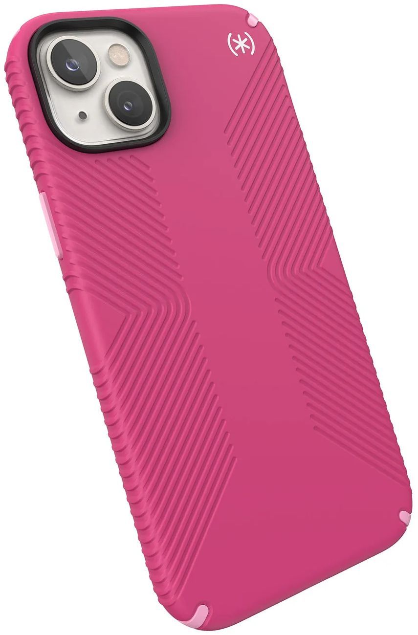 Speck Presidio2 Grip MagSafe Phone Case for iPhone 14 Plus - Digital Pink/Blossom Pink/White by Speck - Refurbished - Brand New condition - Image 2