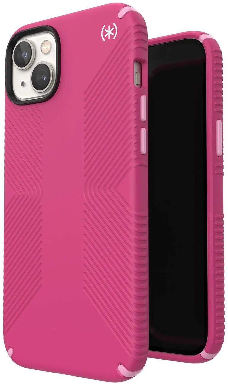Speck Presidio2 Grip MagSafe Phone Case for iPhone 14 Plus - Digital Pink/Blossom Pink/White by Speck - Refurbished - Brand New condition - Image 3