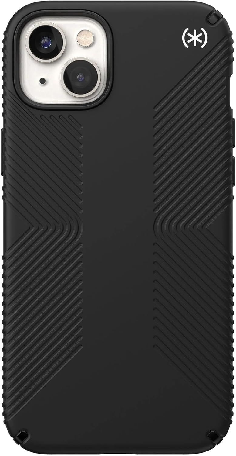Speck Presidio2 Grip MagSafe Phone Case for iPhone 15 Plus - Black/Slate Grey by Speck - Refurbished - Brand New condition - US$20.98