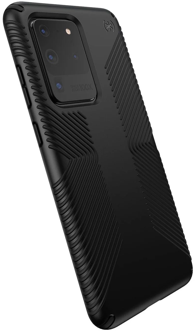 Speck Presidio2 Grip Phone Case for Galaxy S20 Ultra - Black by Speck - Refurbished - Very Good condition - US$40.94