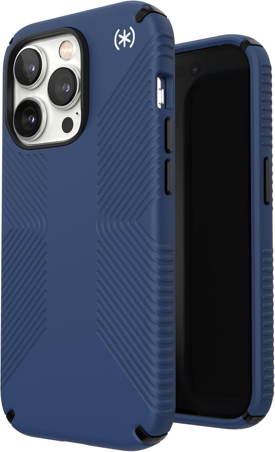 Speck Presidio2 Grip Phone Case for iPhone 14 Pro - Coastal Blue/Black/White by Speck - Refurbished - Brand New condition - US$21.18