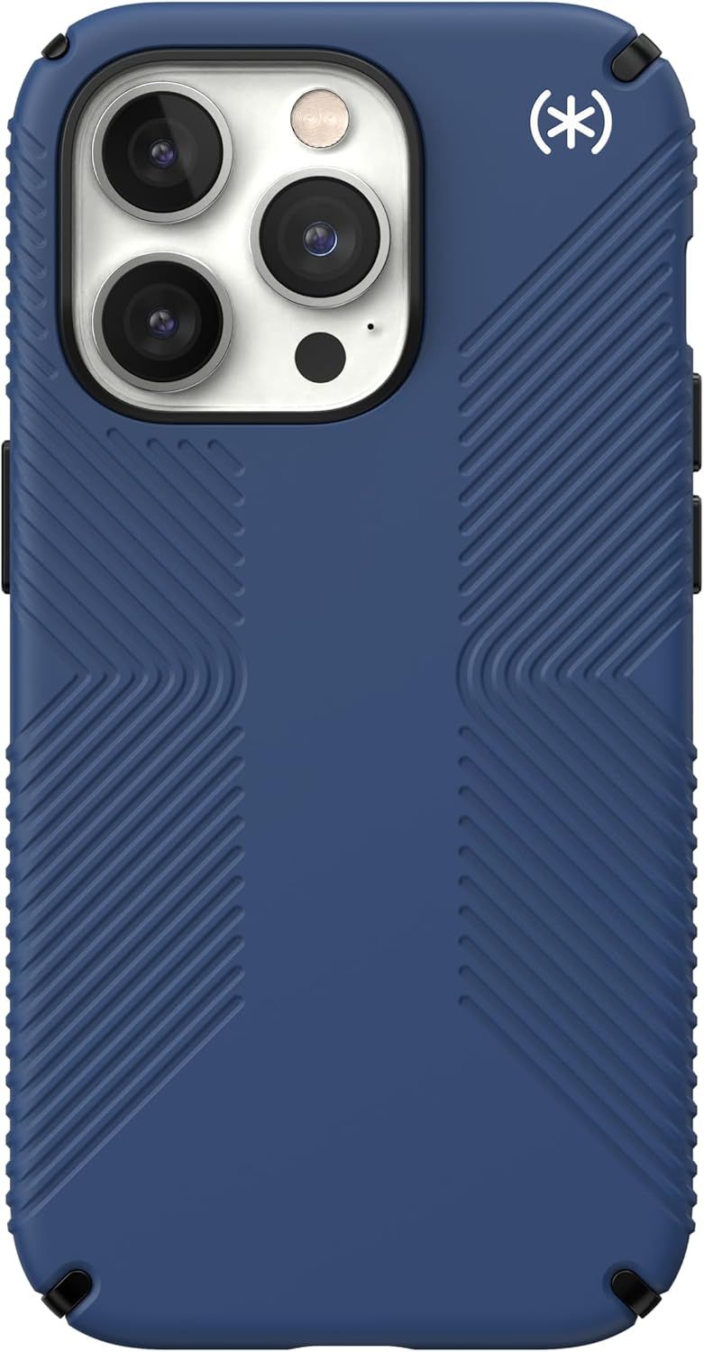 Speck Presidio2 Grip Phone Case for iPhone 14 Pro - Coastal Blue/Black/White by Speck - Refurbished - Brand New condition - Image 2