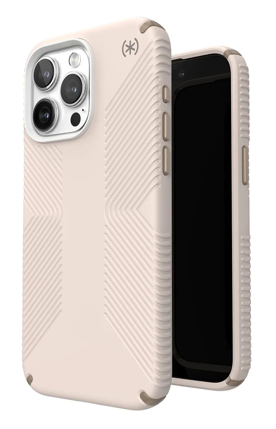 Speck Presidio2 Grip Phone Case for iPhone 15 Pro Max - Bleached Bone/Heirloom Gold by Speck - Refurbished - Brand New condition - US$27.98