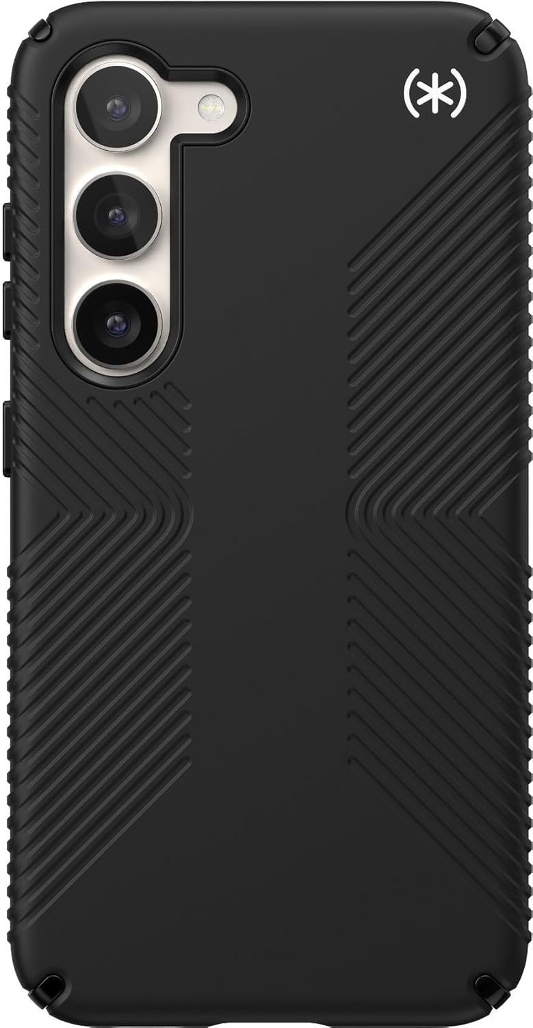 Speck Presidio2 Grip Phone Case for Samsung Galaxy S23 FE - Black by Speck - Refurbished - Brand New condition - US$40.98