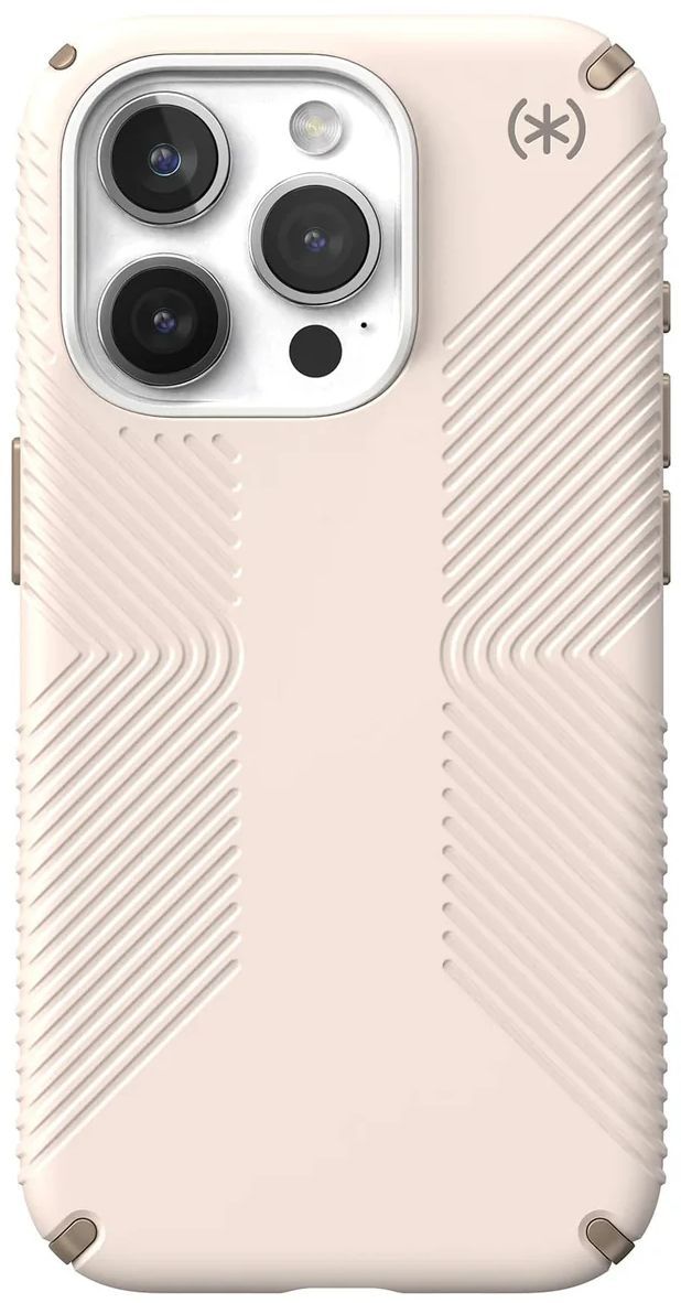 Speck Presidio2 Grip Series Phone Case for iPhone 15 Pro - Bleached Bone/Heirloom Gold by Speck - Refurbished - Like New condition - Image 2