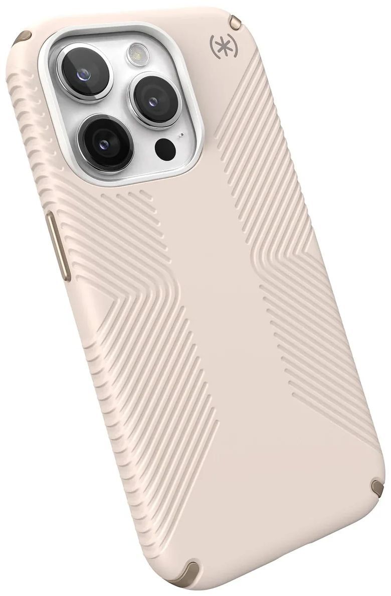 Speck Presidio2 Grip Series Phone Case for iPhone 15 Pro - Bleached Bone/Heirloom Gold by Speck - Refurbished - Like New condition - Image 3